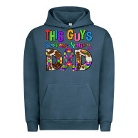 Pigment Midnight Navy this guys an ausome dad Urban Hoodie - AdoDesignShop