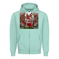 Merry Christmas Zipper Hoodie | Teevron