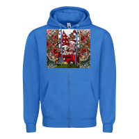 True Royal merry Christmas Zipper Hoodie - CowhideDigitalArt