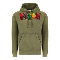 Vintage Olive peace juneteenth Vintage Hoodie - CowGirlArtShop