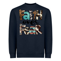 Navy Faith Over Fear Heavyweight Sweatshirt - FaDigitalArtStudio
