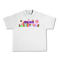 Lunar Rock boho retro floral mama Urban Heavy Tee - TumblerDesignByShophia