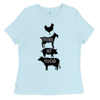 Baby Blue Friend Not Food Ladies Tee - Bettercallsaul