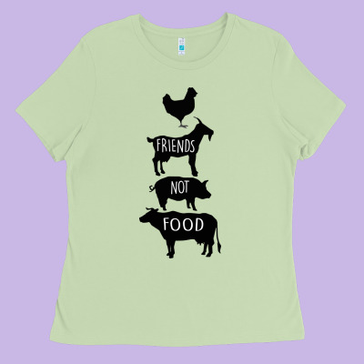 Friend Not Food Ladies Tee Designed By Bettercallsaul