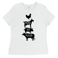 White Friend Not Food Ladies Tee - Bettercallsaul