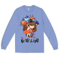 Colony Blue Be the light Long Sleeve Tee - CowGirlArtShop