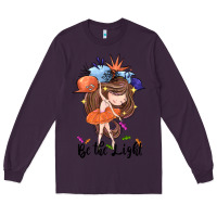 Plum Be the light Long Sleeve Tee - CowGirlArtShop