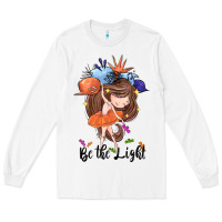 White Be the light Long Sleeve Tee - CowGirlArtShop