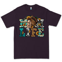 Plum western momlife skull with bandana Premium Tee - Jasminsmagicworld