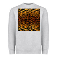 Heather Grey tiger seamless pattern Heavyweight Sweatshirt - BundleAndBundleShop