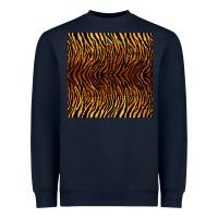 Navy tiger seamless pattern Heavyweight Sweatshirt - BundleAndBundleShop
