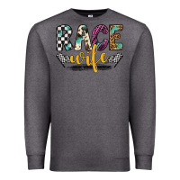 Charcoal Heather race wife Premium Sweatshirt - Artiststas