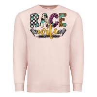 Pale Pink race wife Premium Sweatshirt - Artiststas