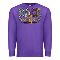 Purple race wife Premium Sweatshirt - Artiststas