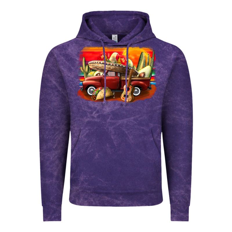 Mexican Cinco De Mayo Truck Vintage Hoodie by CowGirlArtShop | Teevron