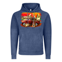 Vintage Denim mexican cinco de mayo truck Vintage Hoodie - CowGirlArtShop