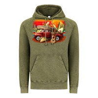 Vintage Olive mexican cinco de mayo truck Vintage Hoodie - CowGirlArtShop