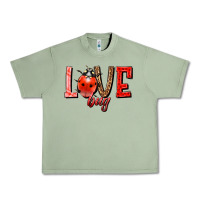 Oil Green Love bug Urban Heavy Tee - HowdyJamesFarm
