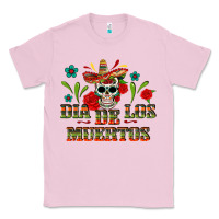 Bubblegum Pink Dia De Los Muertos Classic Tee - texasbilliewilder