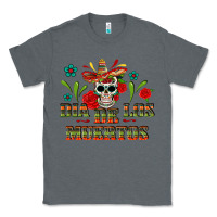 Charcoal Heather Dia De Los Muertos Classic Tee - texasbilliewilder