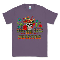 Lavender Dia De Los Muertos Classic Tee - texasbilliewilder