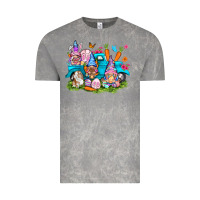 Cloud Rock Easter gnomies with truck Easter Day Vintage Tee - HowdyJamesFarm