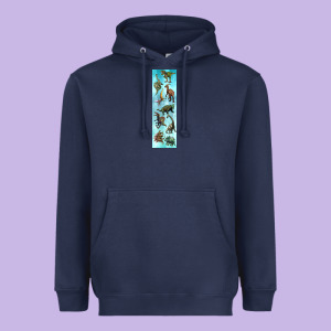 Dinosaurs Pen Wrap Heavyweight Hoodie Designed By Artiststas
