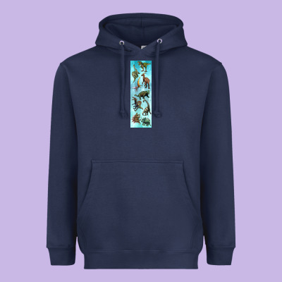 Dinosaurs Pen Wrap Heavyweight Hoodie Designed By Artiststas
