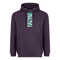 Plum dinosaurs pen wrap Heavyweight Hoodie - Artiststas