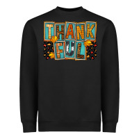 Black thankful Heavyweight Sweatshirt - FaDigitalArtStudio
