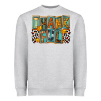 Heather Grey thankful Heavyweight Sweatshirt - FaDigitalArtStudio