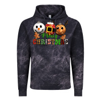 Cloud Black merry christmas Vintage Hoodie - CowGirlArtShop