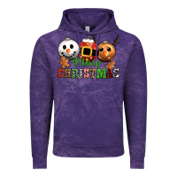 Cloud Purple merry christmas Vintage Hoodie - CowGirlArtShop
