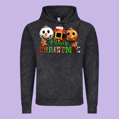 Merry Christmas Vintage Hoodie Designed By Cowgirlartshop