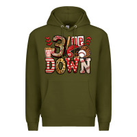 Army Green three up three down baseball Premium Hoodie - Jasminsmagicworld