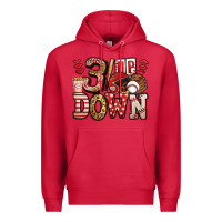 Cardinal three up three down baseball Premium Hoodie - Jasminsmagicworld