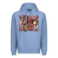 Colony Blue three up three down baseball Premium Hoodie - Jasminsmagicworld