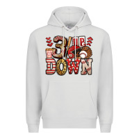 Three Up Three Down Baseball Premium Hoodie | Teevron