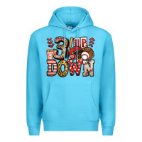 Ocean Blue three up three down baseball Premium Hoodie - Jasminsmagicworld