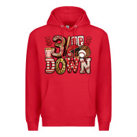Red three up three down baseball Premium Hoodie - Jasminsmagicworld