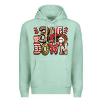 Seafoam three up three down baseball Premium Hoodie - Jasminsmagicworld