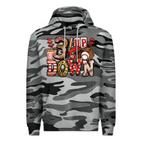 Slate Camo three up three down baseball Premium Hoodie - Jasminsmagicworld