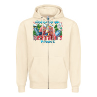 Sandshell santa's favorite respiratory therapist Zipper Hoodie - CowhideDigitalArt