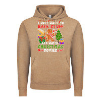 Vintage Coffee I Just Want To Bake Stuff And Watch Christmas Movies Vintage Hoodie - minhPixels