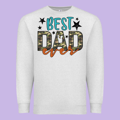 Best Dad Ever Premium Sweatshirt Designed By Artiststas