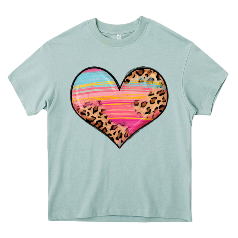 Valentine S Day Colorful Heart Heavy Core Tee by LillyAllenDesigns | Teevron