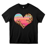 Black valentine s day colorful heart Heavy Core Tee - LillyAllenDesigns