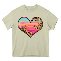Mossy valentine s day colorful heart Heavy Core Tee - LillyAllenDesigns
