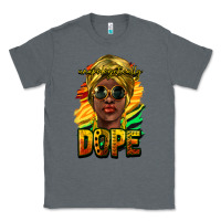 Charcoal Heather unapologetically dope afro Classic Tee - NancyCooperArtShop