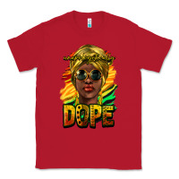 Red unapologetically dope afro Classic Tee - NancyCooperArtShop